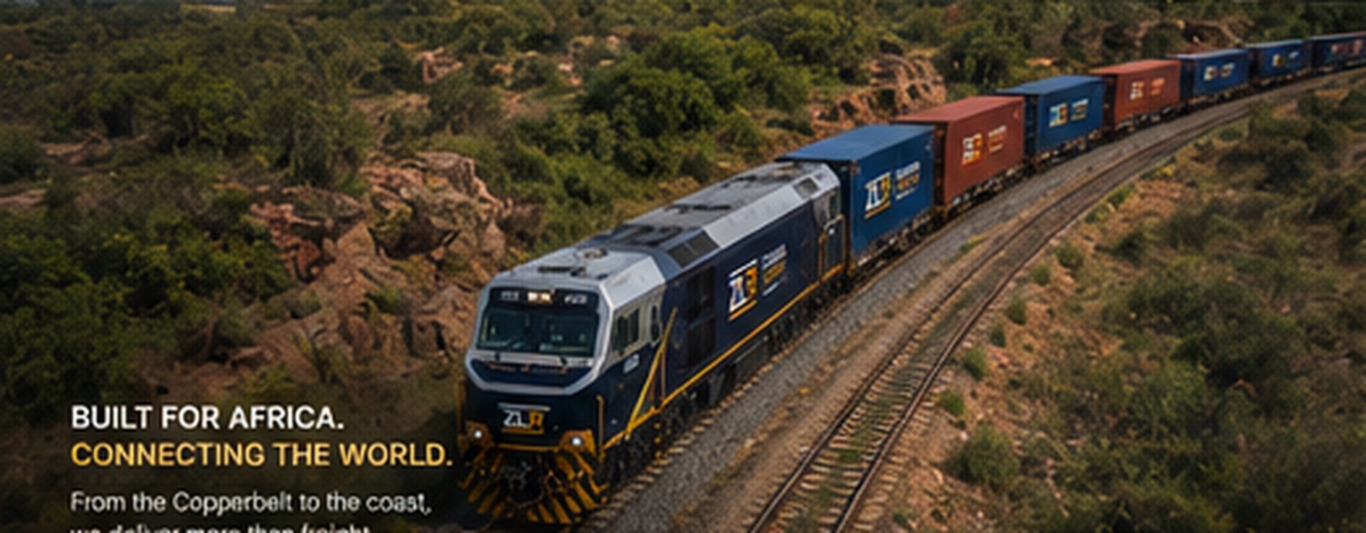 Train on curve